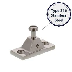 Side Mount Deck Hinges -E-rigging Store haas stainless steel Deck Hinge Side Mount material type graphic