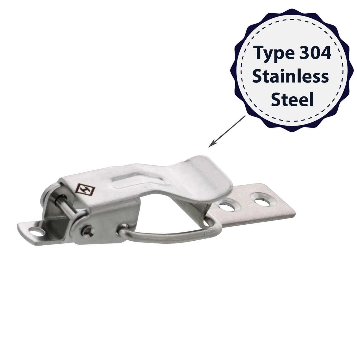 3.01" Stainless Steel Bailing Latch, Type A 6 3.01" Stainless Steel Bailing Latch, Type A - Image 4