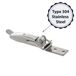 4.53" Stainless Steel Bailing Latch, Type G -E-rigging Store haas stainless steel bailing latch type g material type graphic