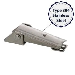 Stainless Steel Bailing Latch, Type I 11 Stainless Steel Bailing Latch, Type I -E-rigging Store haas stainless steel bailing latch type i material type graphic