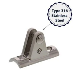 Concave Base Deck Hinges -E-rigging Store haas stainless steel deck hinge 90 degree screw pin concave base material type graphic