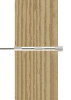 HAAS Revo Cable Rail Swage Stud Tension Fitting Assembly -E-rigging Store haas three sixteenths inch cable railing stud assembly