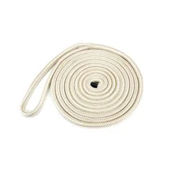 Yachtkeeper Gold/White Dock Line Rope -E-rigging Store half in x twenty ft double braid nylon dock line GW United Strands main 741a21a7 78f1 4456 8f18 cdc3efba0d13