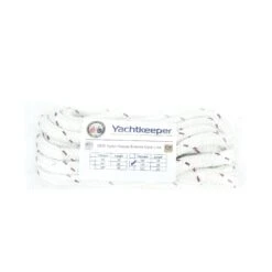 Yachtkeeper White Dock Line Rope -E-rigging Store half in x twenty ft double braid nylon dock line white USA