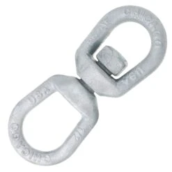 Chicago Hardware Drop Forged Hot Dip Galvanized Eye X Eye Swivels
