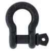 Black Powder Coated Galvanized Screw Pin Anchor Shackle -E-rigging Store half inch screw pin shackle black