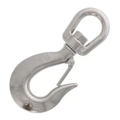 Type 316 Stainless Swivel Eye Hooks -E-rigging Store half inch stainless steel swivel eye hook