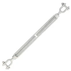 Galvanized Jaw & Jaw Turnbuckle -E-rigging Store half inch x 12 inch jaw jaw turnbuckle