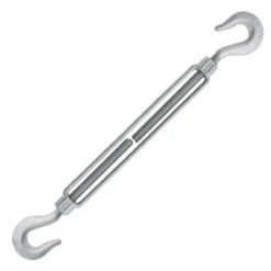 Chicago Hardware Hot Dip Galvanized Hook X Hook Turnbuckles 27 Chicago Hardware Hot Dip Galvanized Hook X Hook Turnbuckles -E-rigging Store half inch x nine inch chicago hardware hot dip galvanized hook and hook turnbuckle
