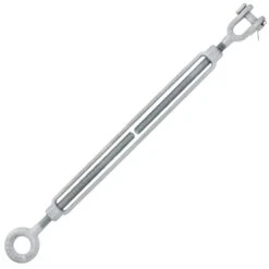 Chicago Hardware Hot Dip Galvanized Jaw X Eye Turnbuckles -E-rigging Store half inch x twelve inch galvanized chicago jaw and eye turnbuckle