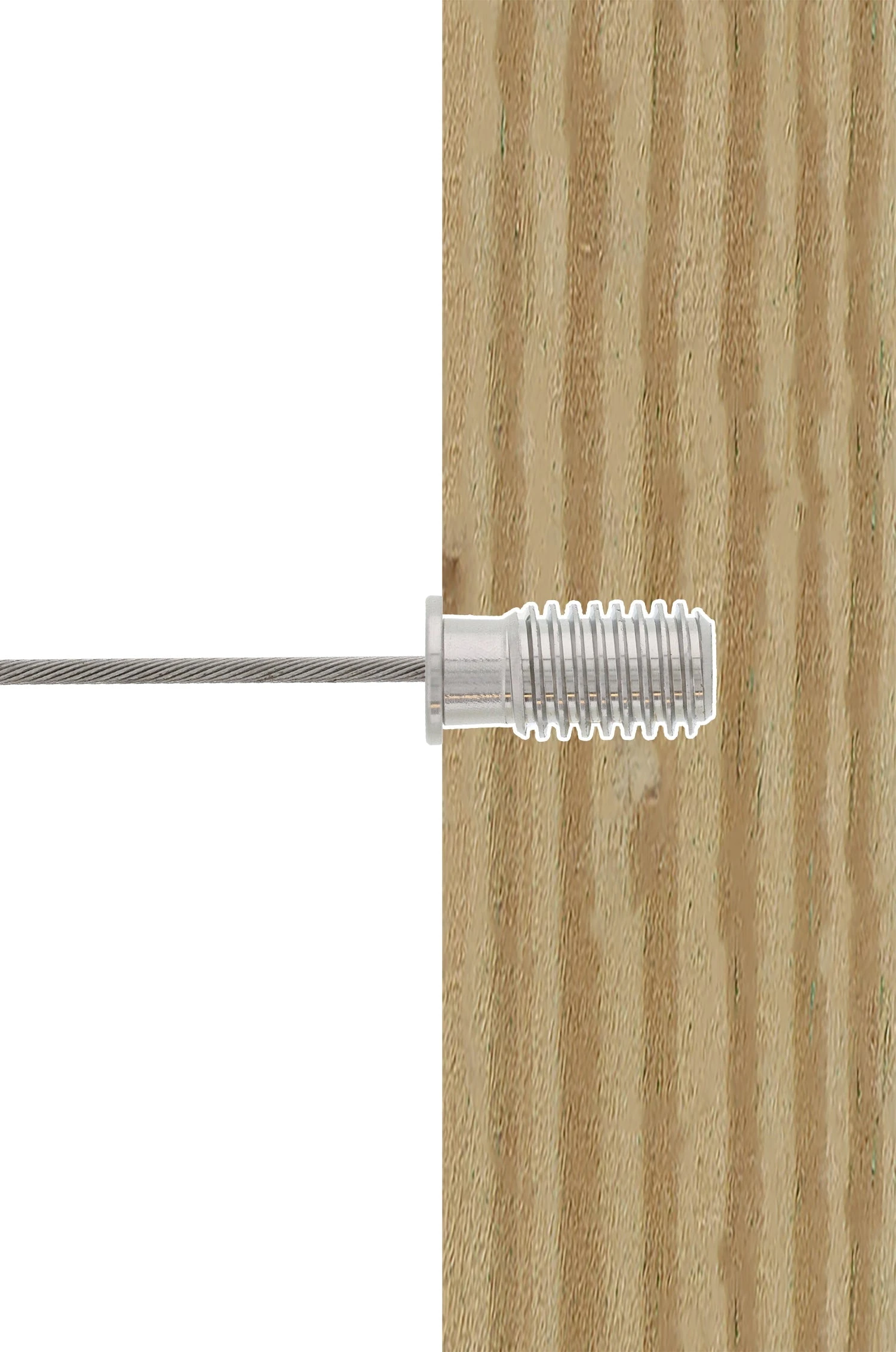 HAAS Revo Cable Rail Lag Swage Stud End Stop Fitting Assembly 7 HAAS Revo Cable Rail Lag Swage Stud End Stop Fitting Assembly - Image 5