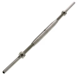 Stainless Steel Hand Swage Stud Turnbuckle -E-rigging Store one eighth inch stainless steel hand swage turnbuckle alt