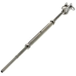 Stainless Steel Hand Swage Toggle Jaw Turnbuckle -E-rigging Store one eighth inch stainless steel toggle jaw hand swage turnbuckle alt