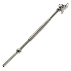 Stainless Steel Hand Swage Deck Toggle Turnbuckle -E-rigging Store one eighth inch stainless steel turnbuckle hand swage deck toggle alt