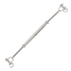 Stainless Pipe Style Jaw X Jaw Turnbuckles -E-rigging Store one fourth inch stainless steel turnbuckle pipe jaw x jaw alt
