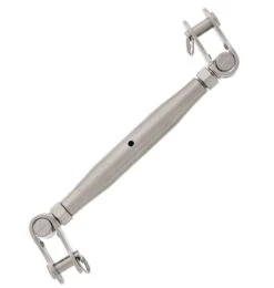 Stainless Pipe Style Toggle Turnbuckles -E-rigging Store one fourth stainless steel turnbuckle pipe toggle alt 2