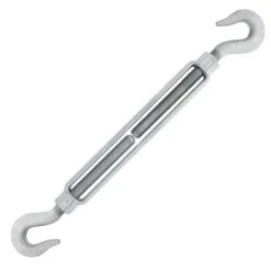 Chicago Hardware Hot Dip Galvanized Hook X Hook Turnbuckles 34 Chicago Hardware Hot Dip Galvanized Hook X Hook Turnbuckles -E-rigging Store one inch x twelve inch chicago hardware hot dip galvanized hook and hook turnbuckle