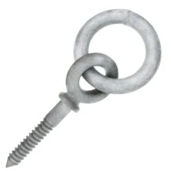 Chicago Hardware Drop Forged Hot Dip Galvanized Lag Screw Ring Eye Bolts -E-rigging Store one x six inch chicago galvanized lag ring eyebolt