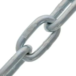 Lynx Grade 30 Zinc Plated Chain -E-rigging Store quarter inch ninety foot grade thirty proof coil chain zinc plated thirteen hundred pounds alt 2