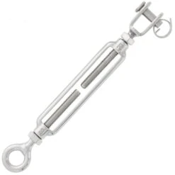 StainlessJaw X Eye Turnbuckles 17 StainlessJaw X Eye Turnbuckles -E-rigging Store quarter inch stainless steel turnbuckle jaw x eye