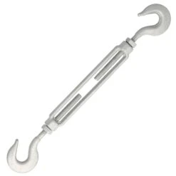 Galvanized Hook & Hook Turnbuckle 23 Galvanized Hook & Hook Turnbuckle -E-rigging Store quarter inch x 4 inch hook hook turnbuckle