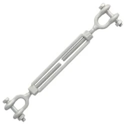 Galvanized Jaw & Jaw Turnbuckle -E-rigging Store quarter inch x 4 inch jaw jaw turnbuckle 2