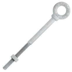 Chicago Hardware Drop Forged Hot Dip Galvanized Shoulder Eye Bolts -E-rigging Store quarter inch x four inch chicago galvanized shoulder eyebolt