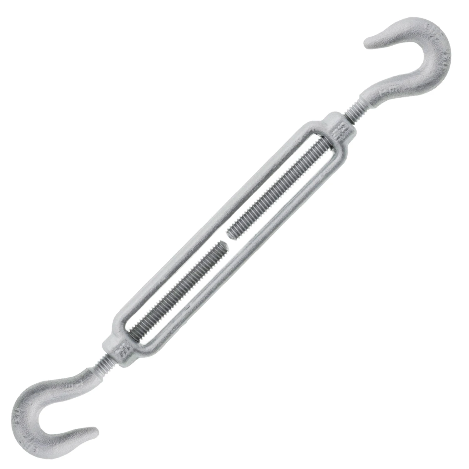 Chicago Hardware Hot Dip Galvanized Hook X Hook Turnbuckles 4 Chicago Hardware Hot Dip Galvanized Hook X Hook Turnbuckles - Image 2