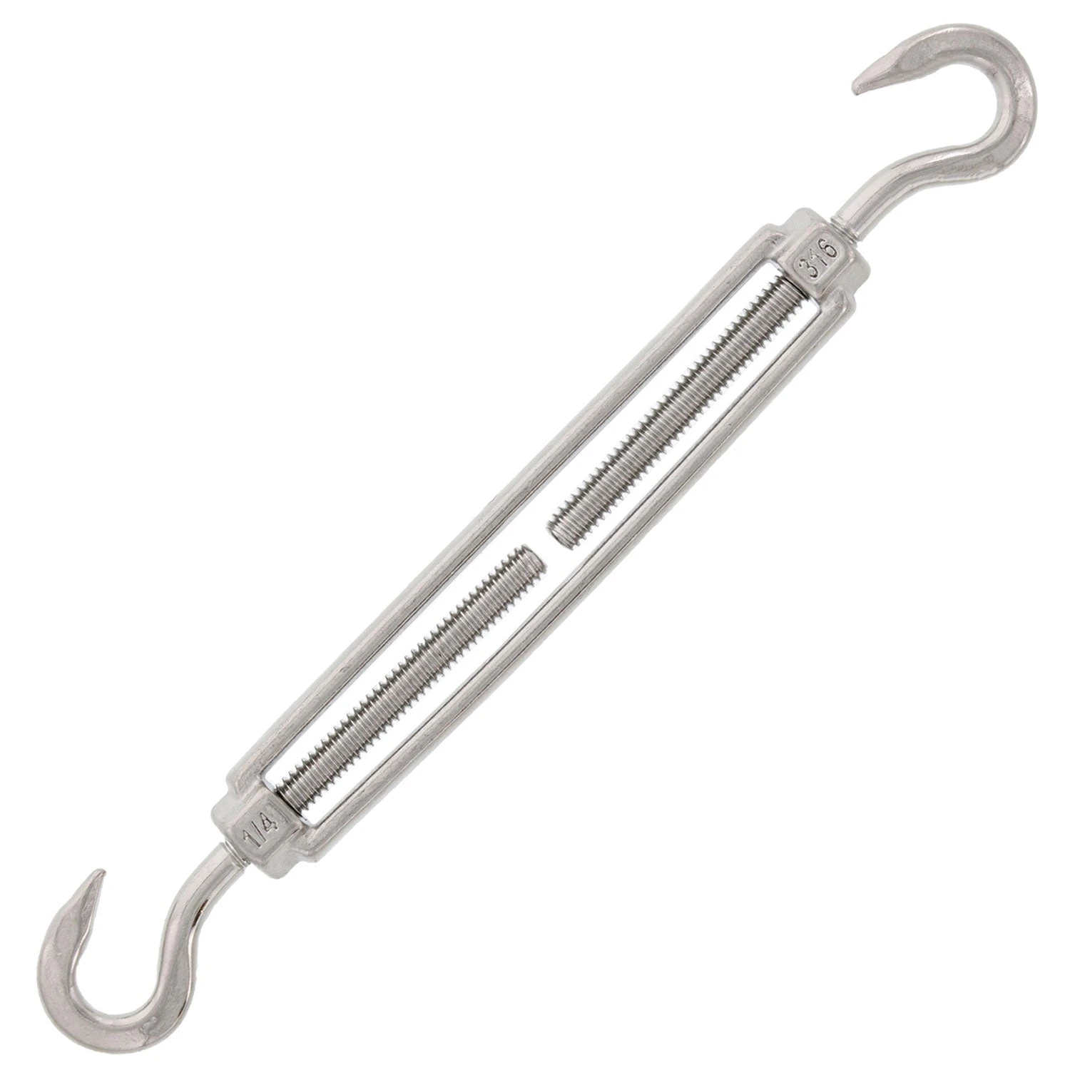 Stainless Steel Hook X Hook Turnbuckle 4 Stainless Steel Hook X Hook Turnbuckle - Image 2
