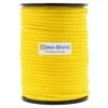 Hollow Braid Polypropylene Rope -E-rigging Store quarter inch x three hundred yellow hollow braid