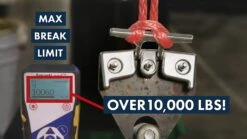 Ropeze Flip Up Folding Cleat -E-rigging Store ropeze stainless folding cleat extreme strength testing