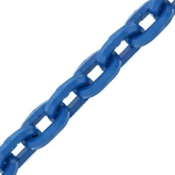 7/16" Tyler Tool Hardened Alloy Hex Shape Anti-Theft Chain, Blue -E-rigging Store seven sixteenth inches eight foot hex shaped security chain