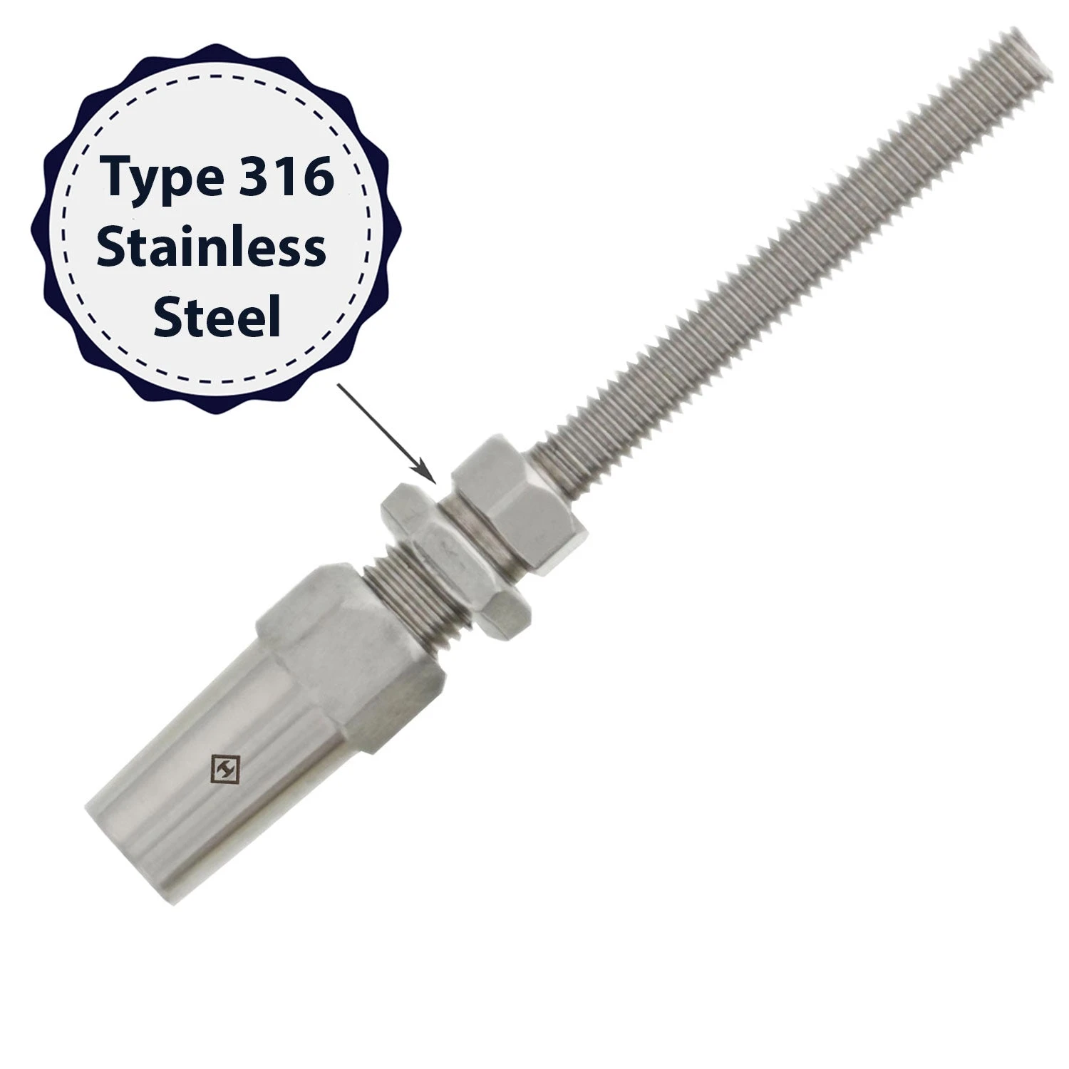 Stainless Steel Swageless Stud 7 Stainless Steel Swageless Stud - Image 5