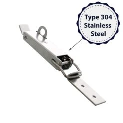 Stainless Steel Bailing Latch, Type Q -E-rigging Store stainless steel bailing latch type Q material type graphic