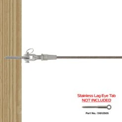 Stainless Steel Swageless Jaw -E-rigging Store stainless 20steel 20swageless 20jaw 20post 20install