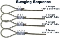Swage Tools For Sleeves & Buttons -E-rigging Store swaging sequence lg f9a9469d e6dc 4ffd b0bf 5ccd7622b78a