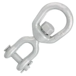 Galvanized Drop Forged Jaw X Eye Swivels -E-rigging Store three eighths inch Eye Jaw Swivel