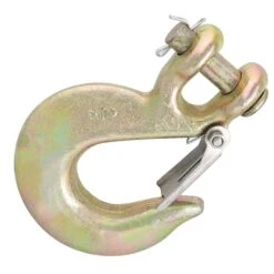 Grade 70 Clevis Slip Hook, For Transport Use, Yellow Chromate
