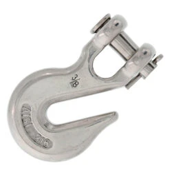 Type 316 Stainless Steel Clevis Grab Hook -E-rigging Store three eighths inch stainless clevis grab hook