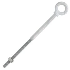 Chicago Hardware Drop Forged Hot Dip Galvanized Shoulder Eye Bolts -E-rigging Store three eighths inch x eight inch chicago galvanized shoulder eyebolt