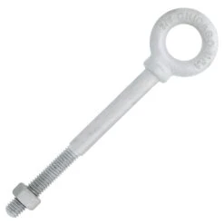 Chicago Hardware Drop Forged Hot Dip Galvanized Shoulder Eye Bolts -E-rigging Store three eighths inch x four and a half inch chicago galvanized shoulder eyebolt
