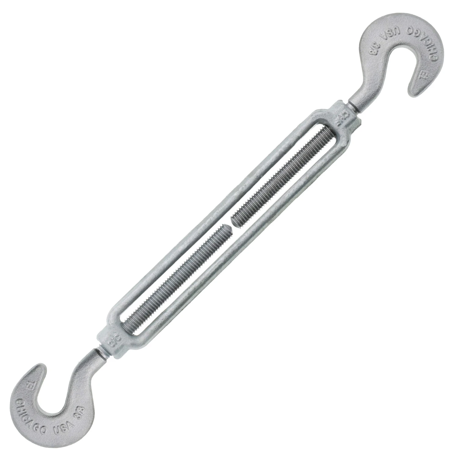 Chicago Hardware Hot Dip Galvanized Hook X Hook Turnbuckles 6 Chicago Hardware Hot Dip Galvanized Hook X Hook Turnbuckles - Image 4