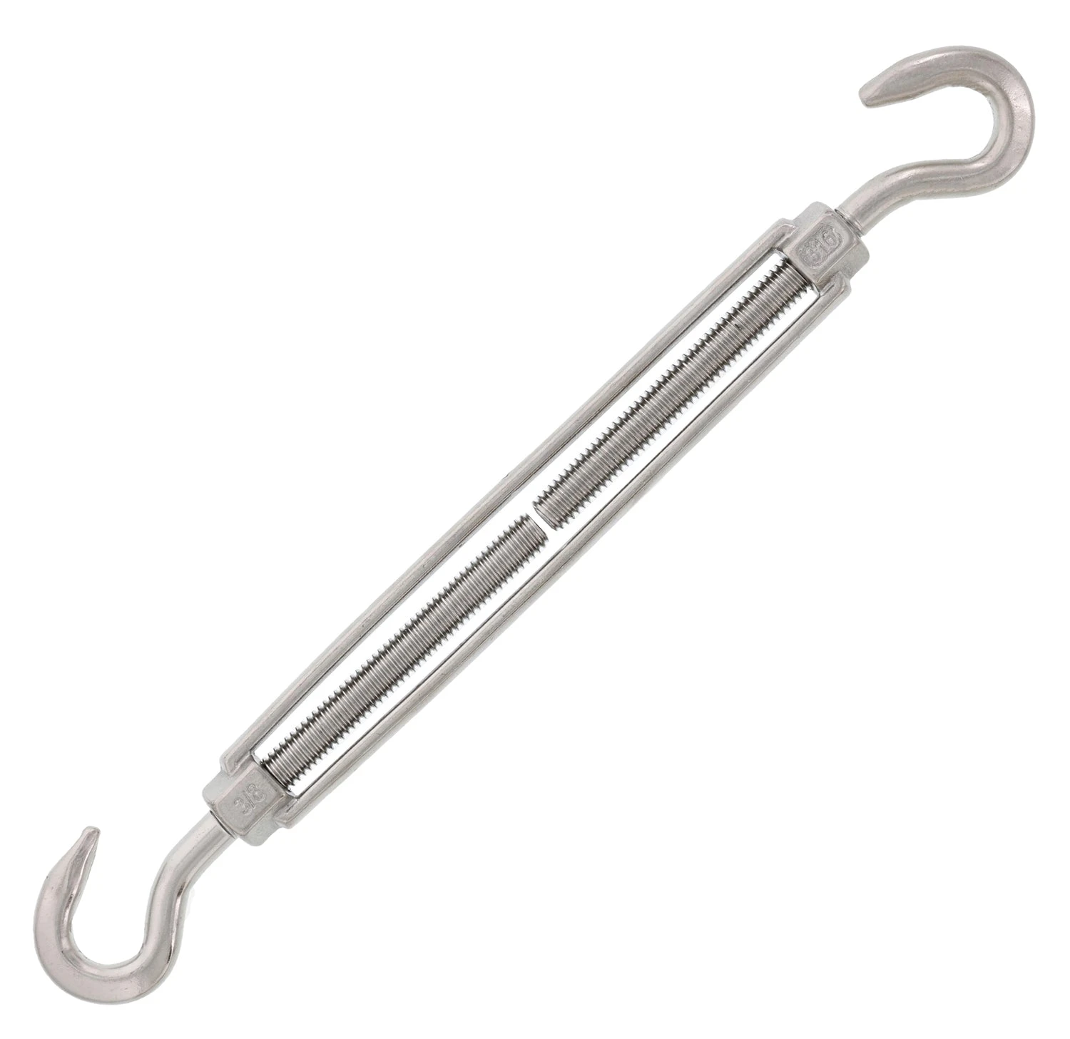 Stainless Steel Hook X Hook Turnbuckle 3 Stainless Steel Hook X Hook Turnbuckle