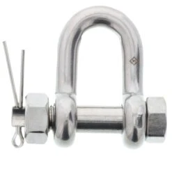 Type 316 Stainless Steel Safety Chain Shackle -E-rigging Store three eighths safety chain shackle