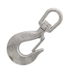Type 316 Stainless Swivel Eye Hooks -E-rigging Store three eighths stainless steel swivel eye hook