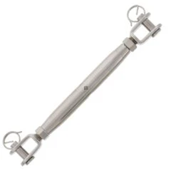 Stainless Pipe Style Jaw X Jaw Turnbuckles -E-rigging Store three eighths stainless steel turnbuckle pipe jaw x jaw main