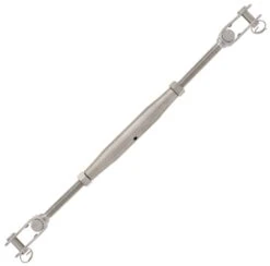 Stainless Pipe Style Toggle Turnbuckles -E-rigging Store three eighths stainless steel turnbuckle pipe toggle alt