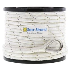 Double Braided Polyester Anchor Line Rope 15 Double Braided Polyester Anchor Line Rope -E-rigging Store three eighths x one hundred and fifty polyester double braided anchor line