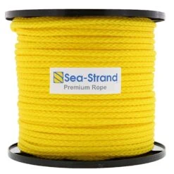 Hollow Braid Polypropylene Rope 12 Hollow Braid Polypropylene Rope -E-rigging Store three eighths x six hundred yellow hollow braid