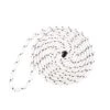 Yachtkeeper White Dock Line Rope -E-rigging Store three eighths x twenty ft double braid nylon dock line white USA opt1